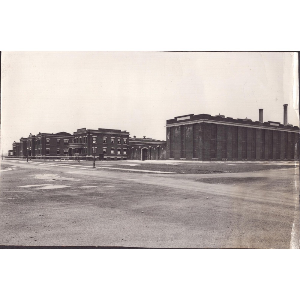Vintage Erie County Penitentiary Black and White Photograph Buffalo NY VG- - Picture 1 of 3